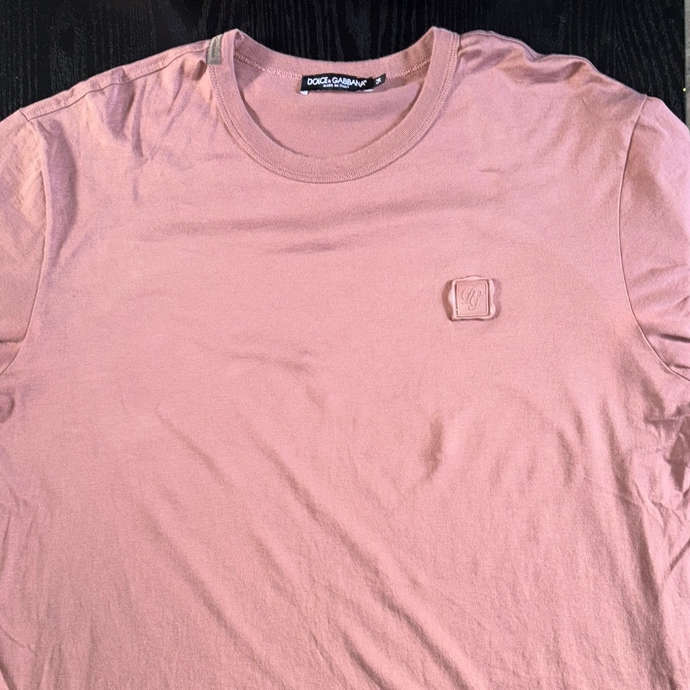 Dolce & Gabbana Pink Short Sleeve Tee